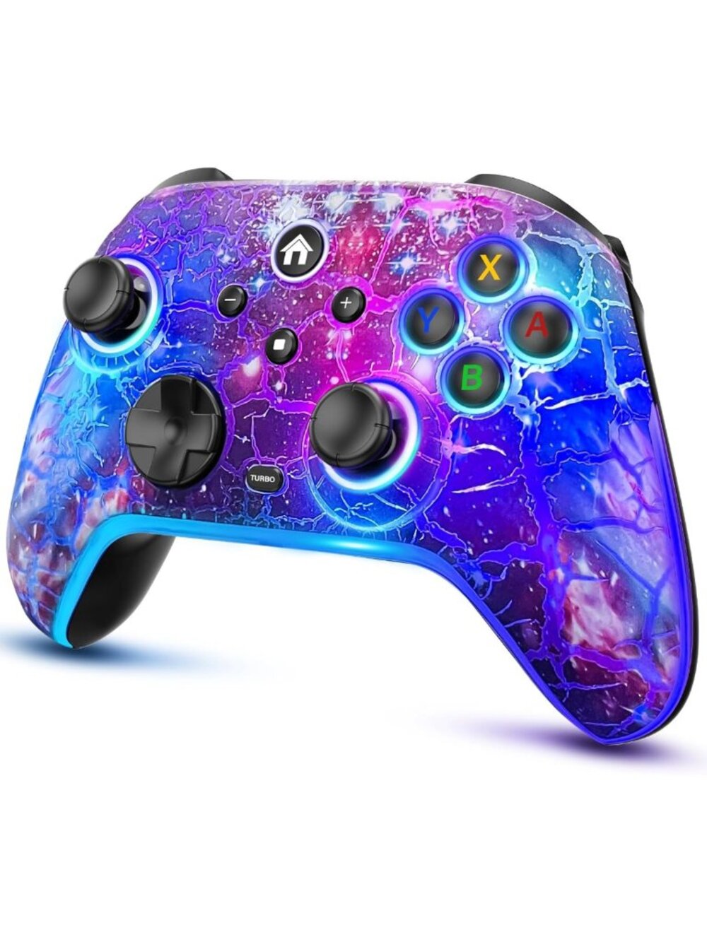 Rechargeable Wireless Pro Controller for Nintendo Switch & OLED - 10 Color LED